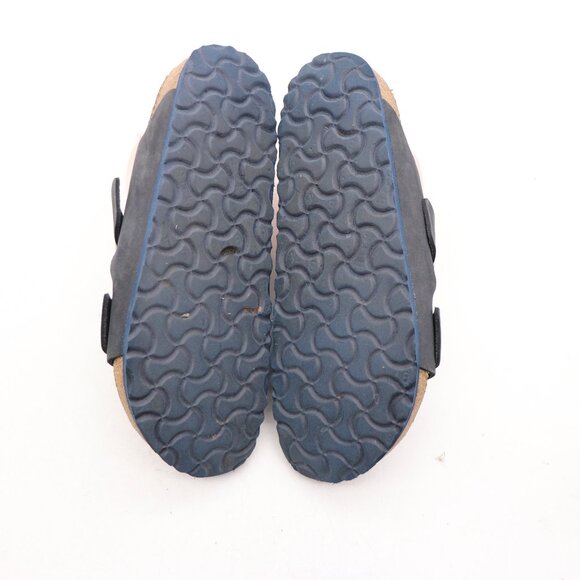 Birkenstock Arizona Navy Leather Women's EU 39 US 8 Soft Footbed Comfort Sandals - Picture 8 of 9